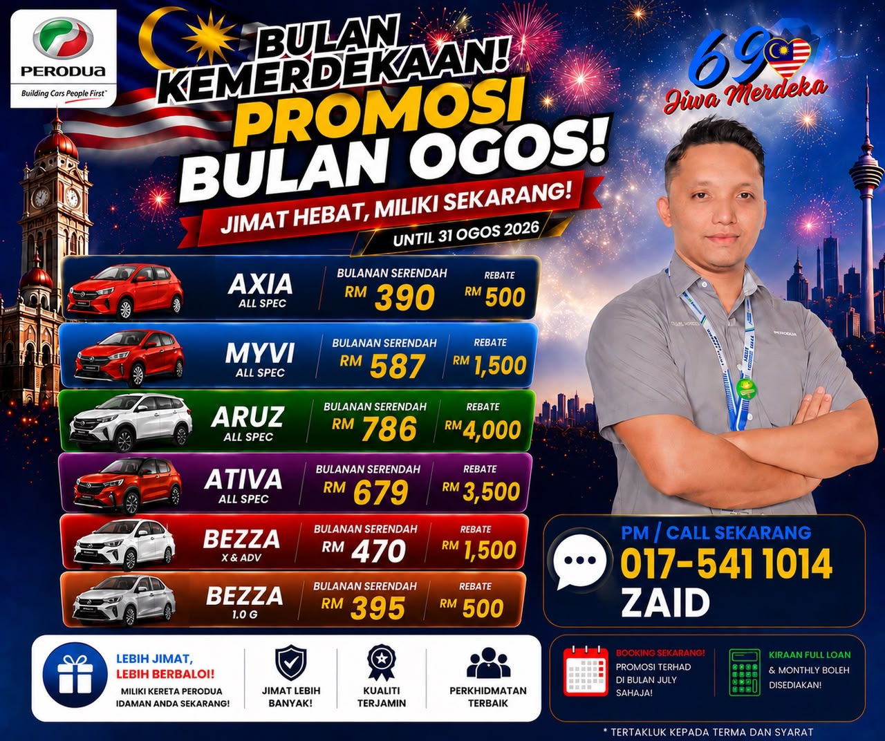 Promosi Bulan Ogos Perodua